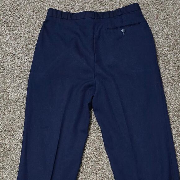 Vintage Navy Dress Slacks by J. Riggins Size 31 Long - Picture 4 of 7